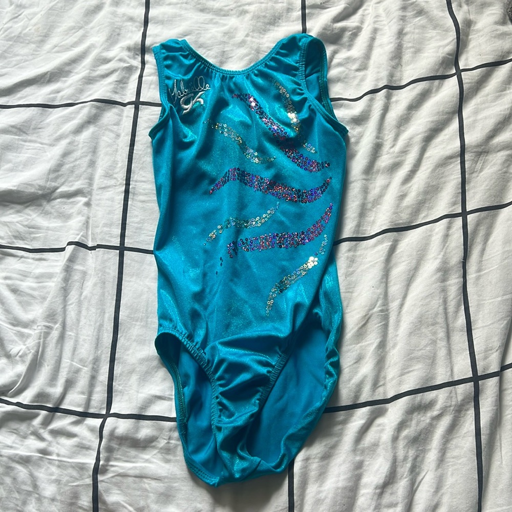 GK gymnastics leo 🩵